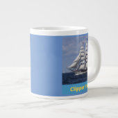 navire à clipper, marin, tasse à café amiral (Devant droit)