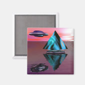 navire Alien et aimant pyramidal (Recto/Verso)
