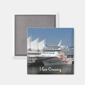 Navire de croisière Voyage Aimant  (Recto/Verso)