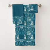 Navire nautique et Motif océanique no2 (En situation)