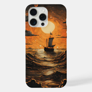 Navire naviguant la nuit