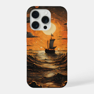 Navire naviguant la nuit