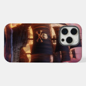 Navire pirate au lever/coucher du soleil (Verso Horizontal)