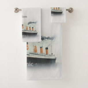 Navire Vintage Iceberg Grey White Star Line