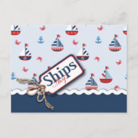 Navires Ahoy ! Carte postale 2