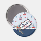 Navires Ahoy ! Magnet 2 (Recto/Verso)