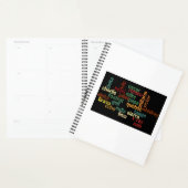 NAVO-fonetisch alfabet (donkere achtergrond) Planner (Display)