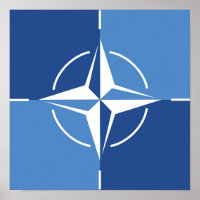 NAVO ONAT-vlagsymbool Noord-Atlantisch Verdrag Org