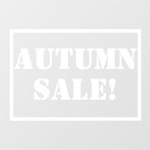 Navolgend venster Verkoop Raamsticker (Vel)