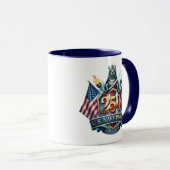 Navy 250th Anniversary Coffee Mug (Devant droit)