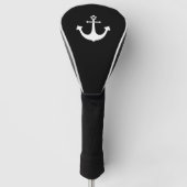Navy anchor golfheadcover (Voorkant)