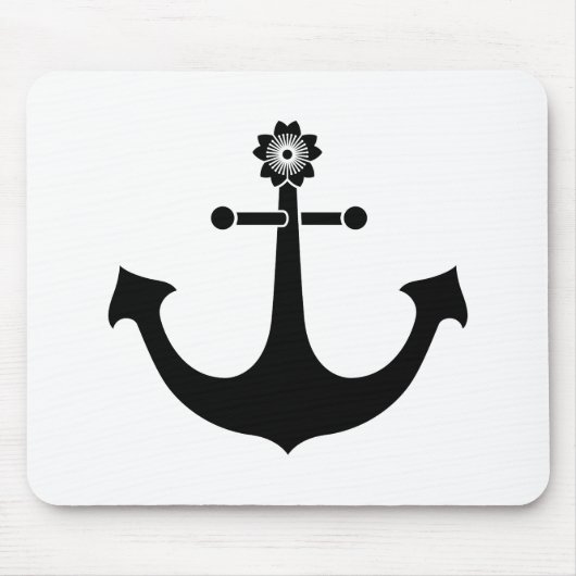 Navy anchor muismat (Voorkant)