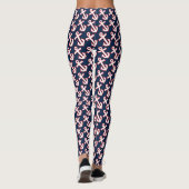 Navy Anchor Women's Leggings (Achterkant)