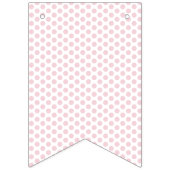 Navy and Blush Pink Preppy Bunting Vlaggetjes (Eerste vlag)