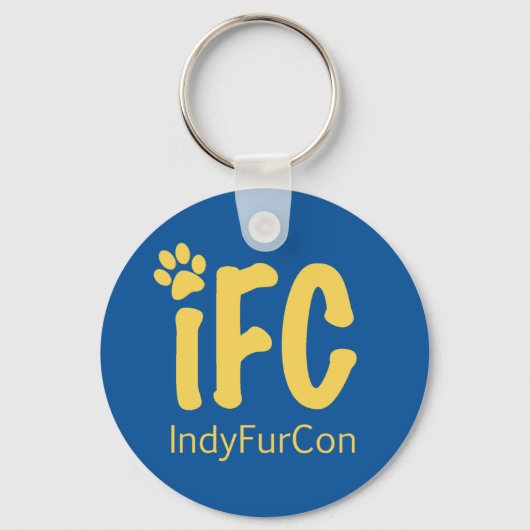 Navy and Gold Sleutelhanger (Voorkant)