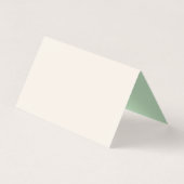 Navy and Mint Doodle Baby Rattle and Bow Blank Kaart (Achterkant)