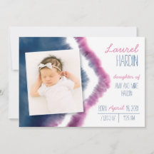 Navy and Pink Stropdas-Dye Birth