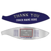 Navy and Silver, Personalized Basketball for Coach Basketbal (Panelen)