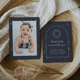 Navy Arched 1st Trip rondom de foto van de zon nod Kaart