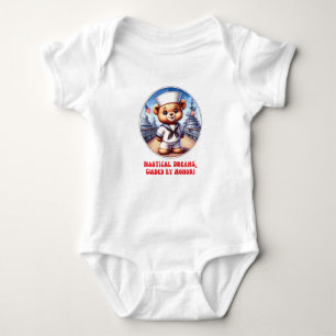 Navy babykleding voor jongens en meisjes romper