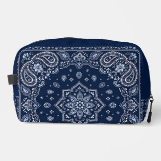 Navy Bandana Paisley Tasorganizer Toilettasje