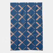 Navy Baseball Bat Theedoek (Verticaal)