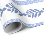 Navy Berryvines Cadeaupapier (Rol Hoek)