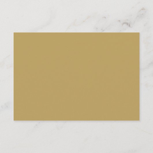 Navy blauw en goud hart script bruiloft details informatiekaartje (Achterkant)