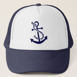 Navy Blauwe Nautilus Bootanker 3 Trucker Pet