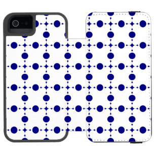 Navy blauwe polka stippen, Stippenpatroon, Stippen