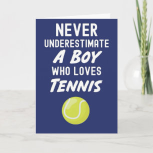 Navy Blauwe Tennis Kaarten Voor Jongens Kinderen H