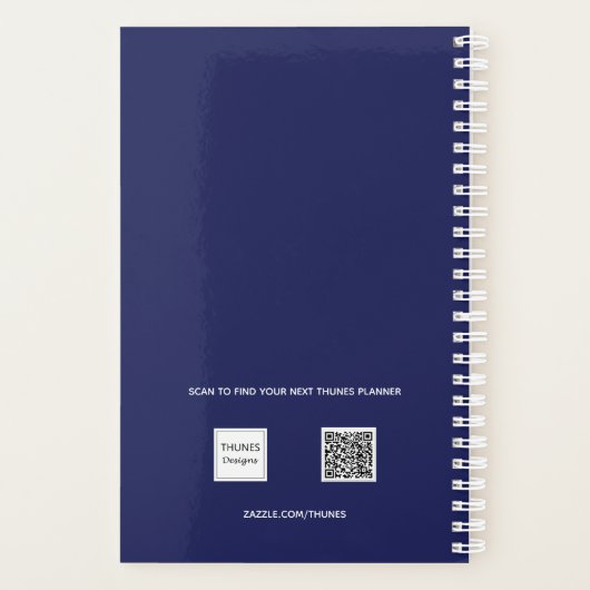 Navy bleu monogramme nom 2023 (Dos)