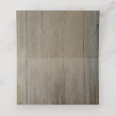 Navy Bloemen en String Lights Rustiek (Binnenkant ongevouwen)