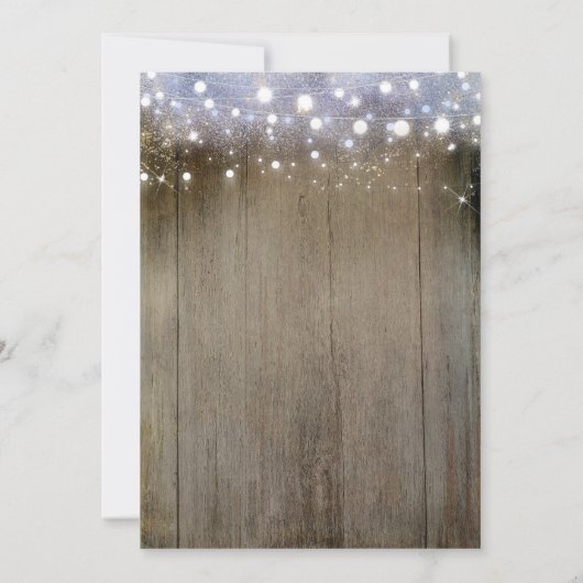 Navy Bloemen Rustiek Graduation Party Kaart (Achterkant)