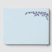 Navy Blossom Our Wedding Guests Gastenboek (Achterkant)