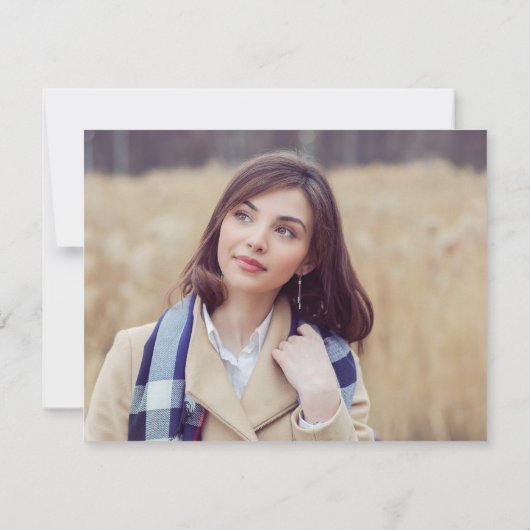 Navy Blue 4 Photo Afstuderen (Achterkant)