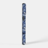 Navy Blue Abstract iPhone 15 Hoesje (Rechterkant)