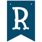 Navy Blue Afstuderen 2023 fotobanner Vlaggetjes (Derde vlag)