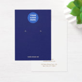 Navy Blue Ajouter votre logo Écran d'oreille (Bureau)