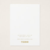 Navy Blue Ajoutez votre logo Carte d'affichage d'o (Dos)