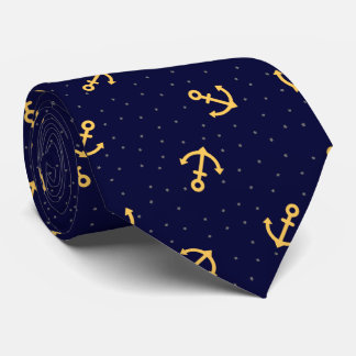 Navy Blue Anchor Star-Mannen, Professional Stropdas