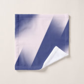 Navy Blue and Pink Diagonal Color Block ombre (Gant de toilette)