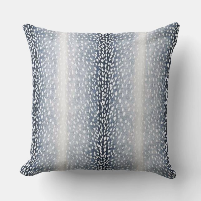 Navy Blue Antelope Accent Pillow Kussen (Voorkant)