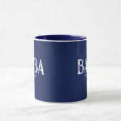 Navy Blue Baba Oprichtingsjaar Mok (Midden)