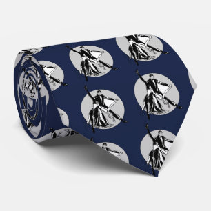 Navy Blue Ballroom Dancing Stropdas