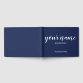 Navy Blue Bar Mitzvah Livre d'or (Complet)