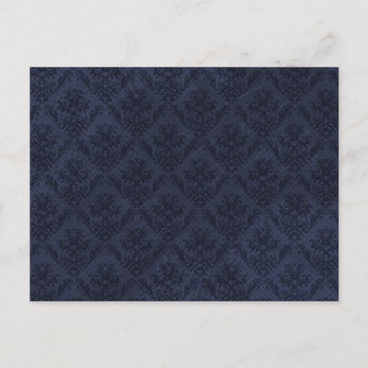 Navy Blue  behang Briefkaart (Voorkant)