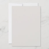 Navy Blue Blush Monogram sparen de datum bruiloft Kaart (Achterkant)