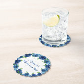 Navy Blue Boy Baby Paper Onderzetter (Insitu)