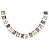 Navy Blue Boy Safari Oerwoud Foto Verjaardag Vlaggetjes (Alle)